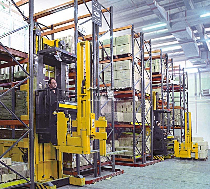 تولید قفسه فلزی صنعتی راک پالت انبار