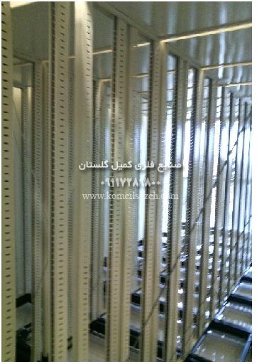 سیستم قفسه بایگانی ریلی فلزی اسناد زونکن